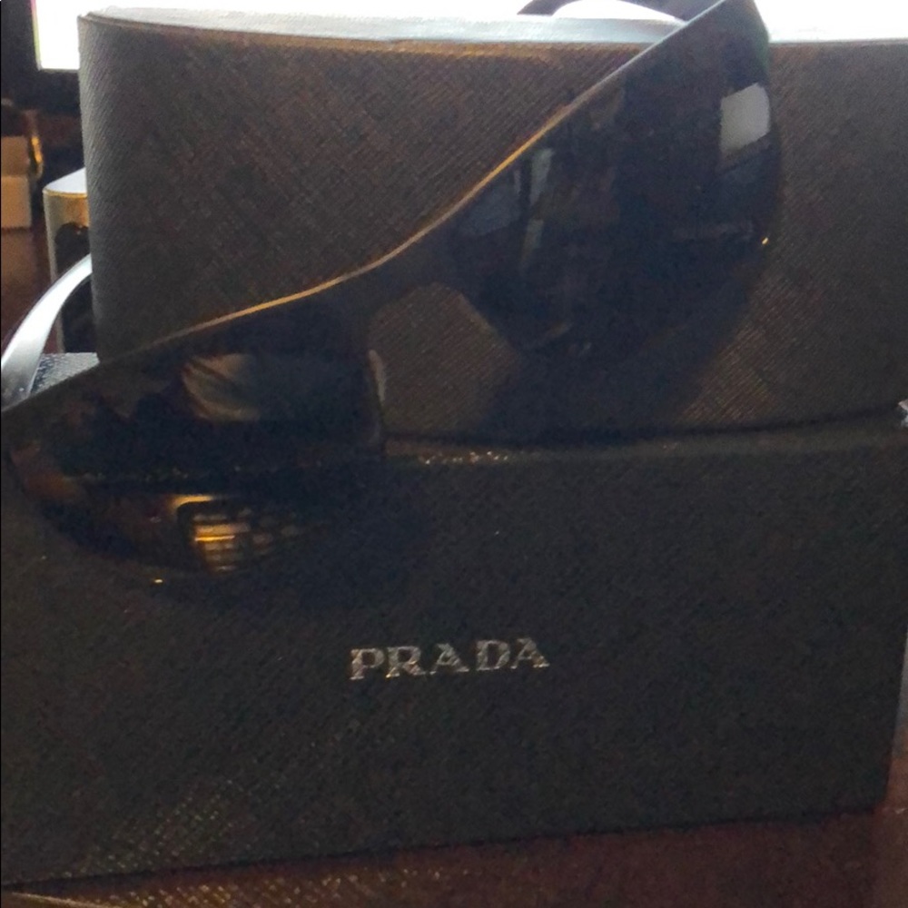 Prada sunglasses with case and box